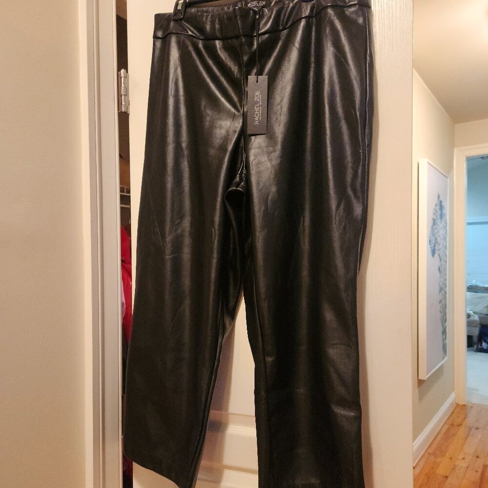 Rachel Zoe Faux Leather Pants Women's 1X
